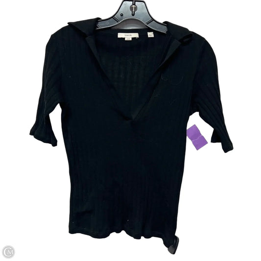 Top Short Sleeve By Vince In Black, Size: Xs