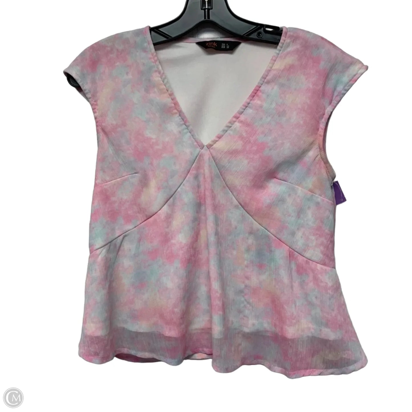 Top Short Sleeve By Clothes Mentor In Pink, Size: Xs