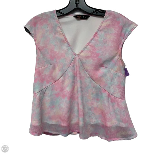 Top Short Sleeve By Clothes Mentor In Pink, Size: Xs