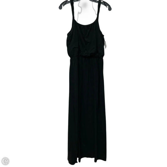 Dress Casual Maxi By Loft In Black, Size: Lp