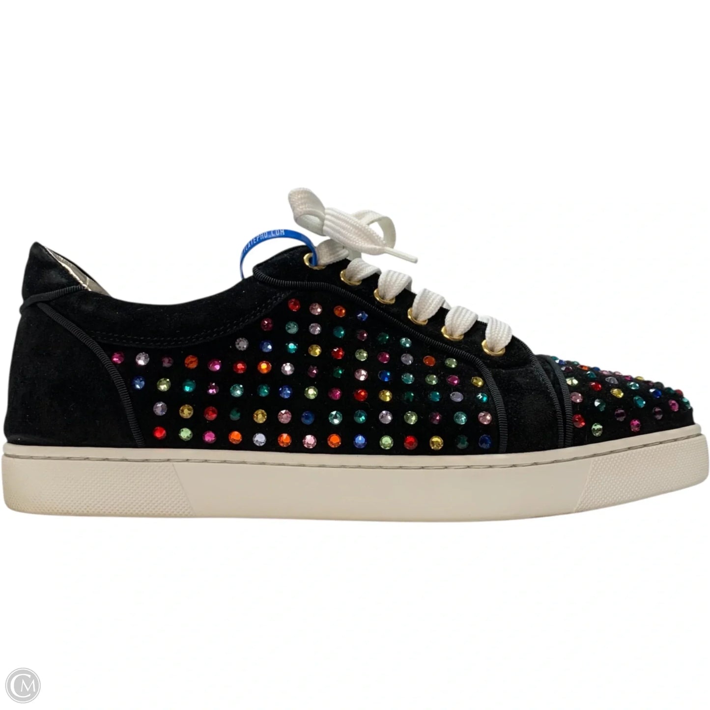 Shoes Luxury Designer By Christian Louboutin In Black, Size: 11