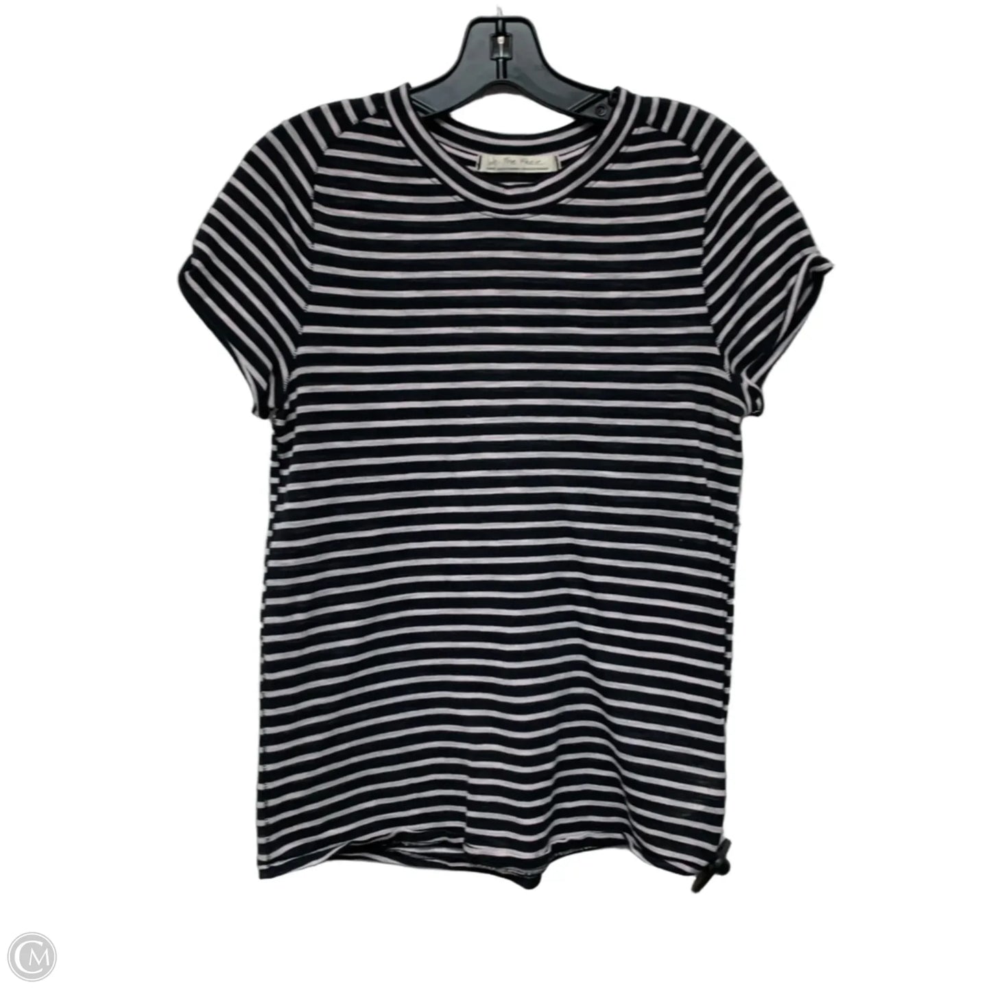Top Short Sleeve By We The Free In Striped Pattern, Size: L