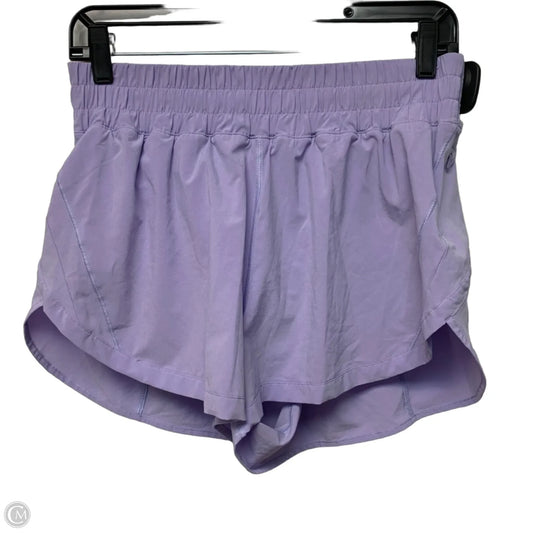 Athletic Shorts By Lululemon In Purple, Size: M