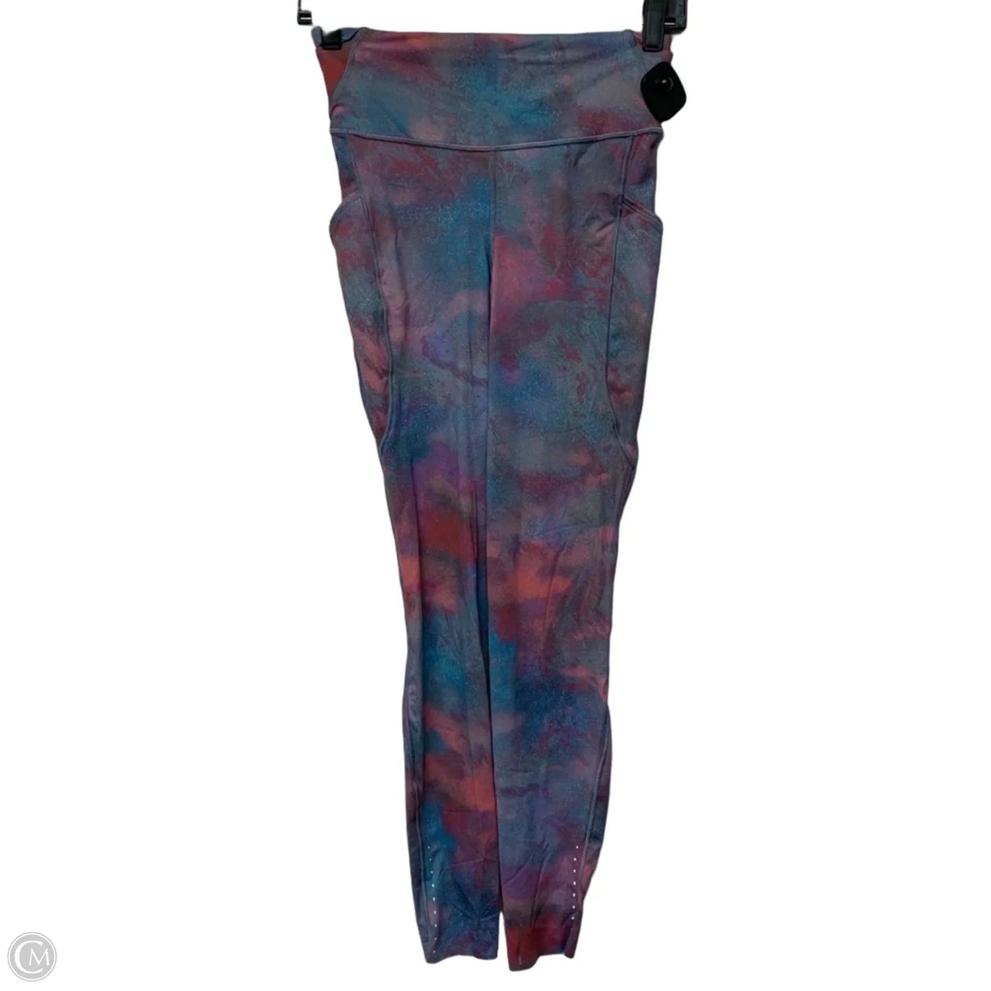 Athletic Leggings By Lululemon In Blue & Pink, Size: S