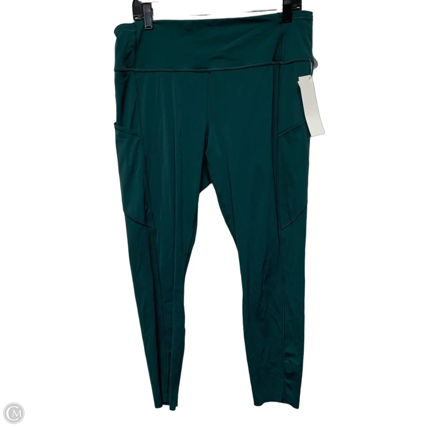 Athletic Leggings By Lululemon In Green, Size: L