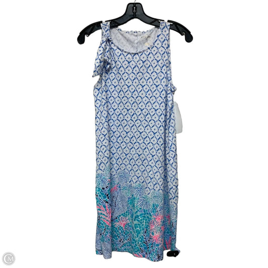 Dress Designer By Lilly Pulitzer In Blue & White, Size: S