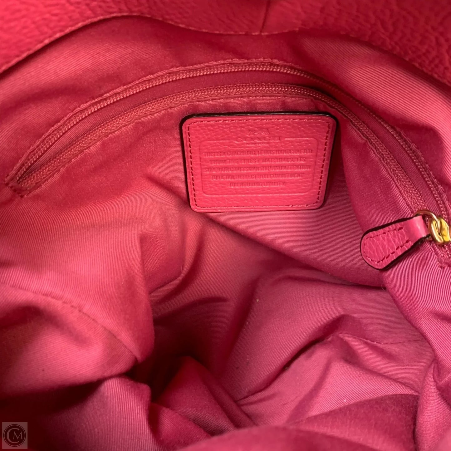 Handbag Designer By Coach, Size: Large