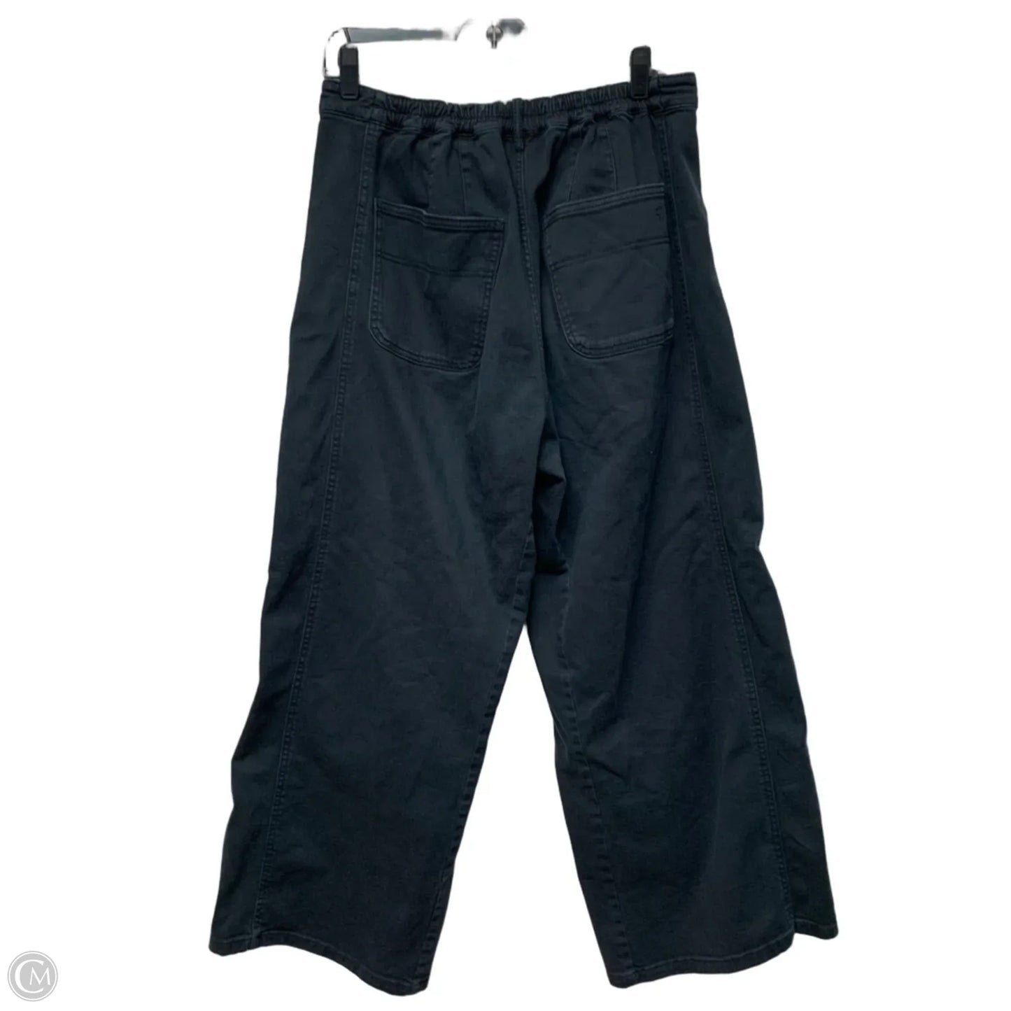 Jeans Wide Leg By Pilcro In Black Denim, Size: Mp