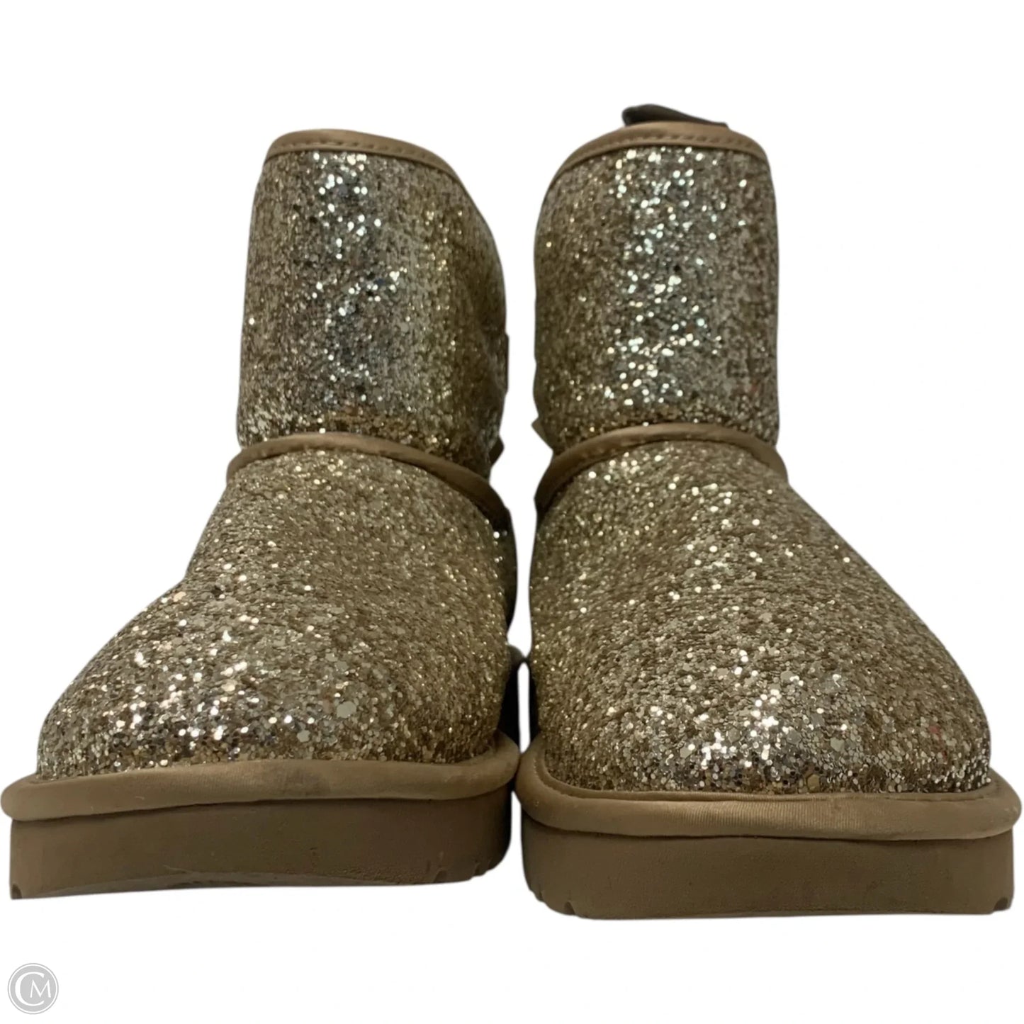 Boots Designer By Ugg In Gold, Size: 8