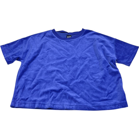 Top Short Sleeve By Gap In Blue, Size: S