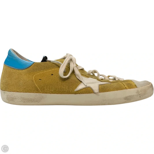 Shoes Luxury Designer By Golden Goose In Yellow, Size: 9