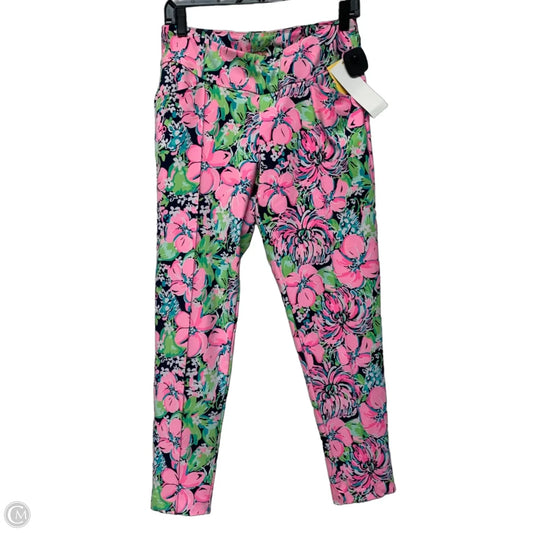 Pants Designer By Lilly Pulitzer In Floral Print, Size: 8