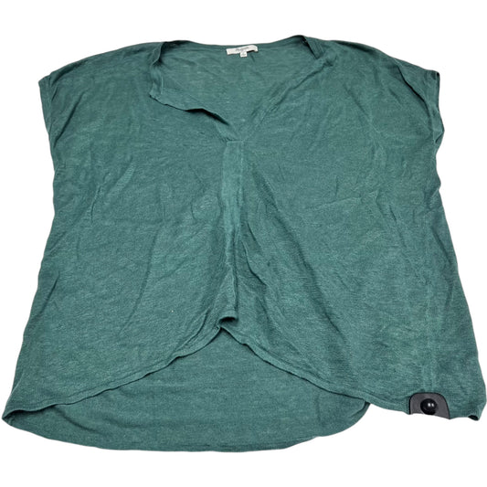 Top Short Sleeve By Madewell In Green, Size: S