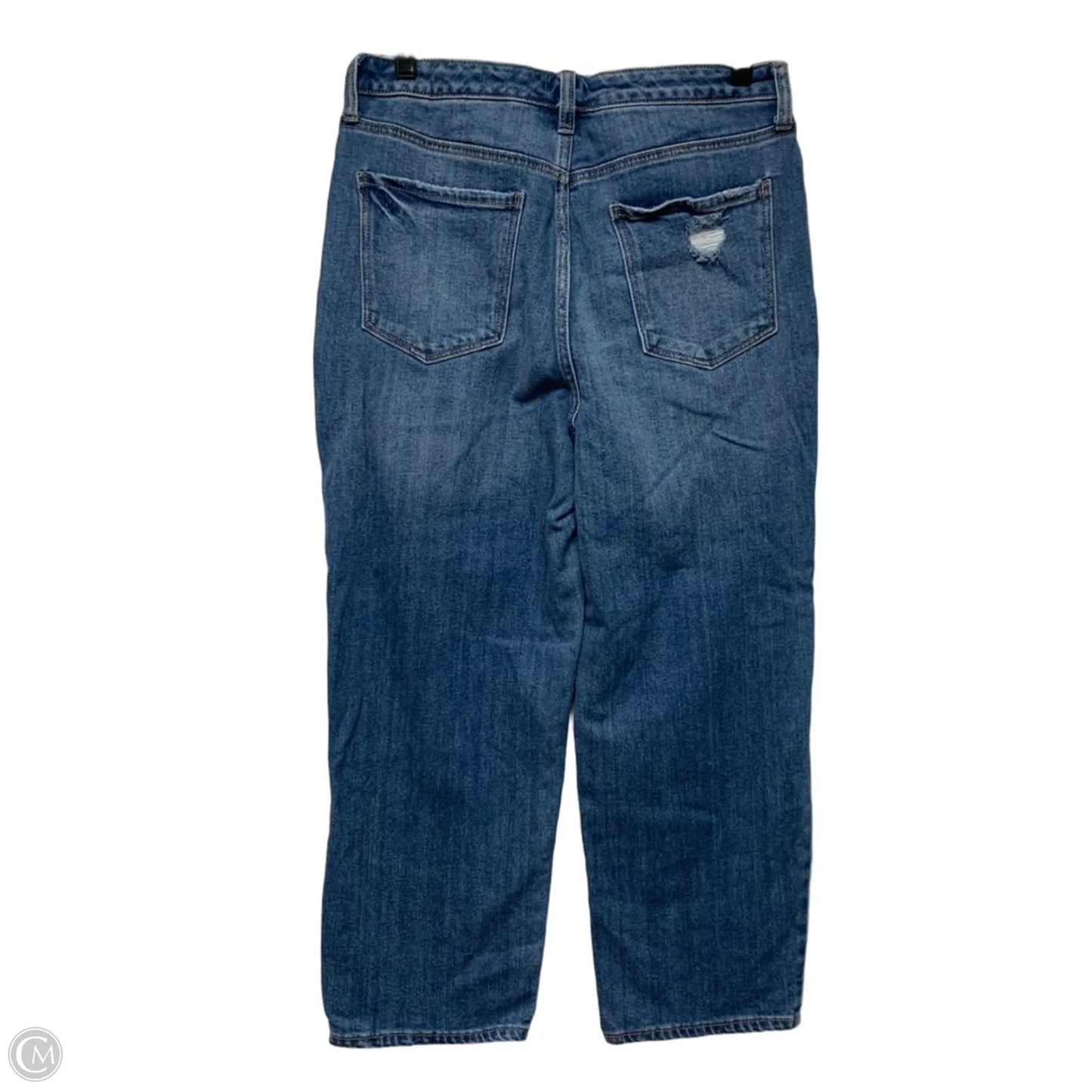 Jeans Cropped By Wonderly In Blue Denim, Size: 10
