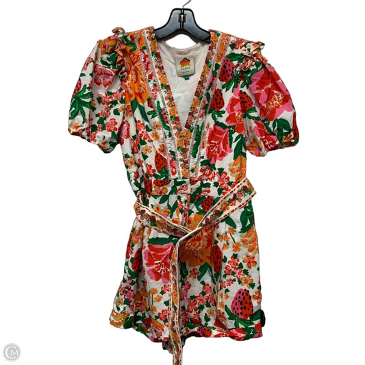 Romper Designer By Farm Rio In Multi-colored, Size: M