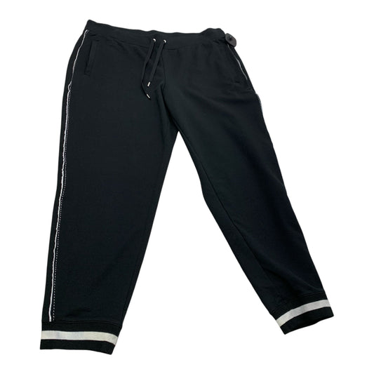 Athletic Pants By Lauren By Ralph Lauren In Black, Size: Xl