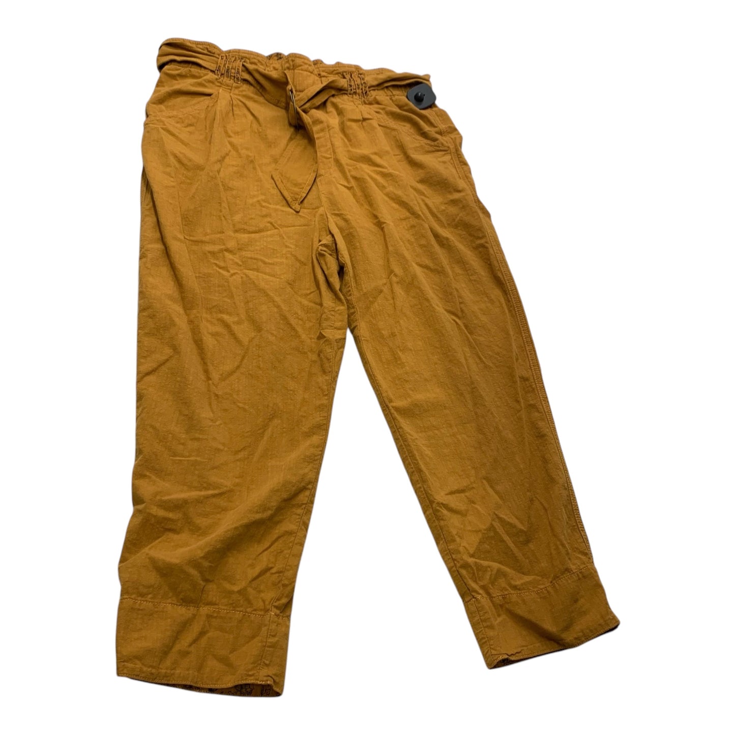 Pants Cropped By Anthropologie In Yellow, Size: Lp