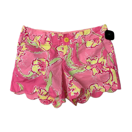 Pink & Yellow  Shorts Designer By Lilly Pulitzer  Size: 00
