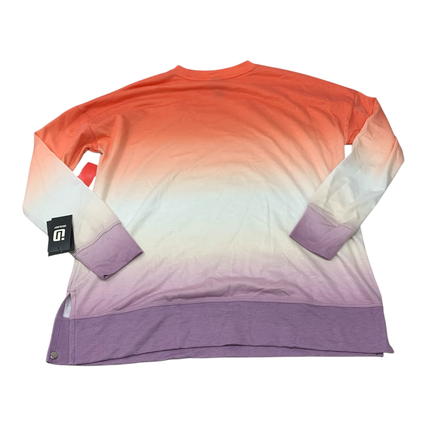 Athletic Top Long Sleeve Crewneck By Ideology In Orange, Size: Xs