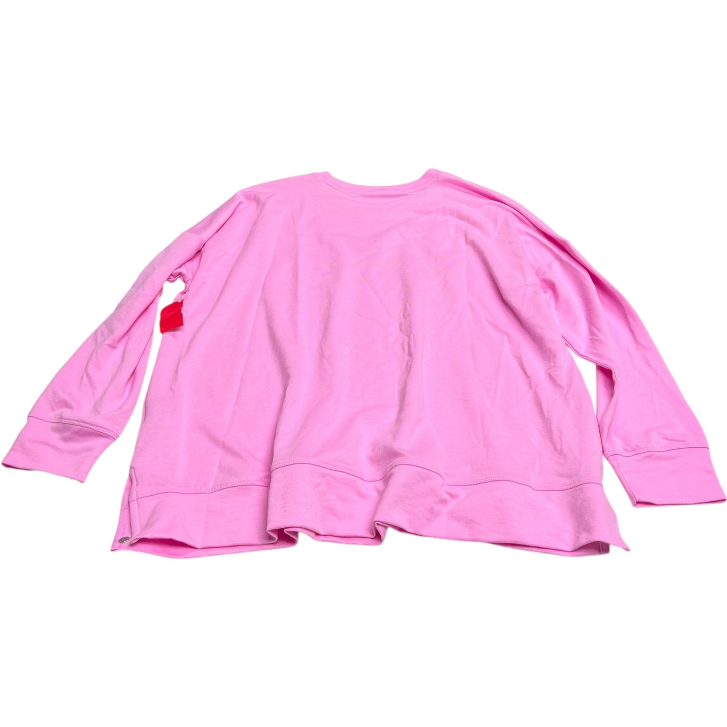 Athletic Top Long Sleeve Crewneck By Ideology In Pink, Size: Xl