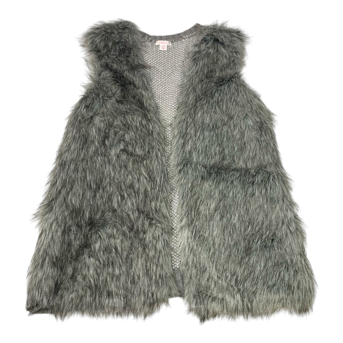 Vest Faux Fur & Sherpa By Xhilaration In Grey, Size: L