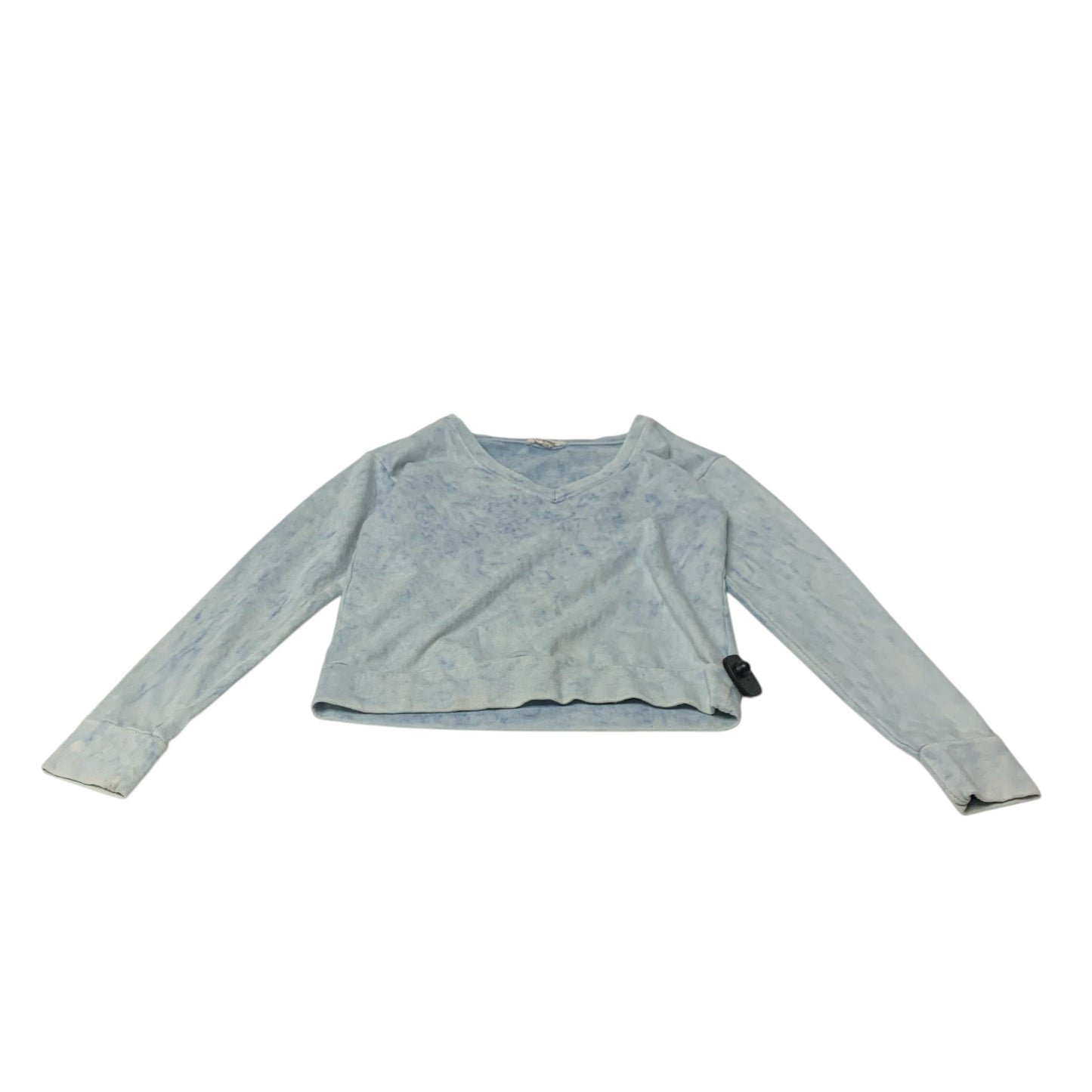 Top Long Sleeve By Anthropologie In Blue & White, Size: Xs