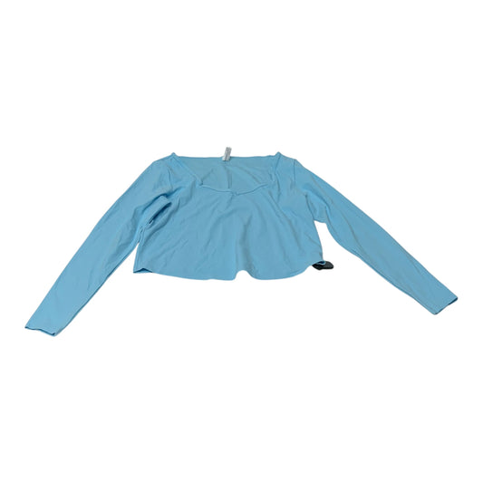 Athletic Top Long Sleeve Crewneck By All In Motion In Blue, Size: Xl