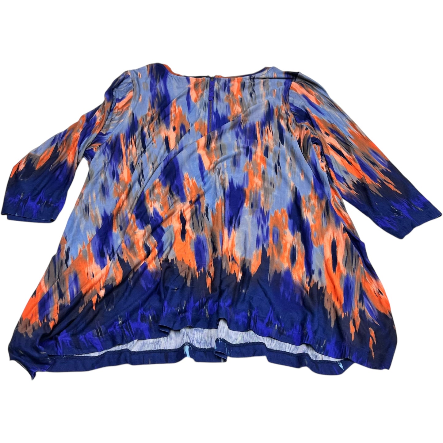 Top Long Sleeve By Logo In Multi-colored, Size: 2x