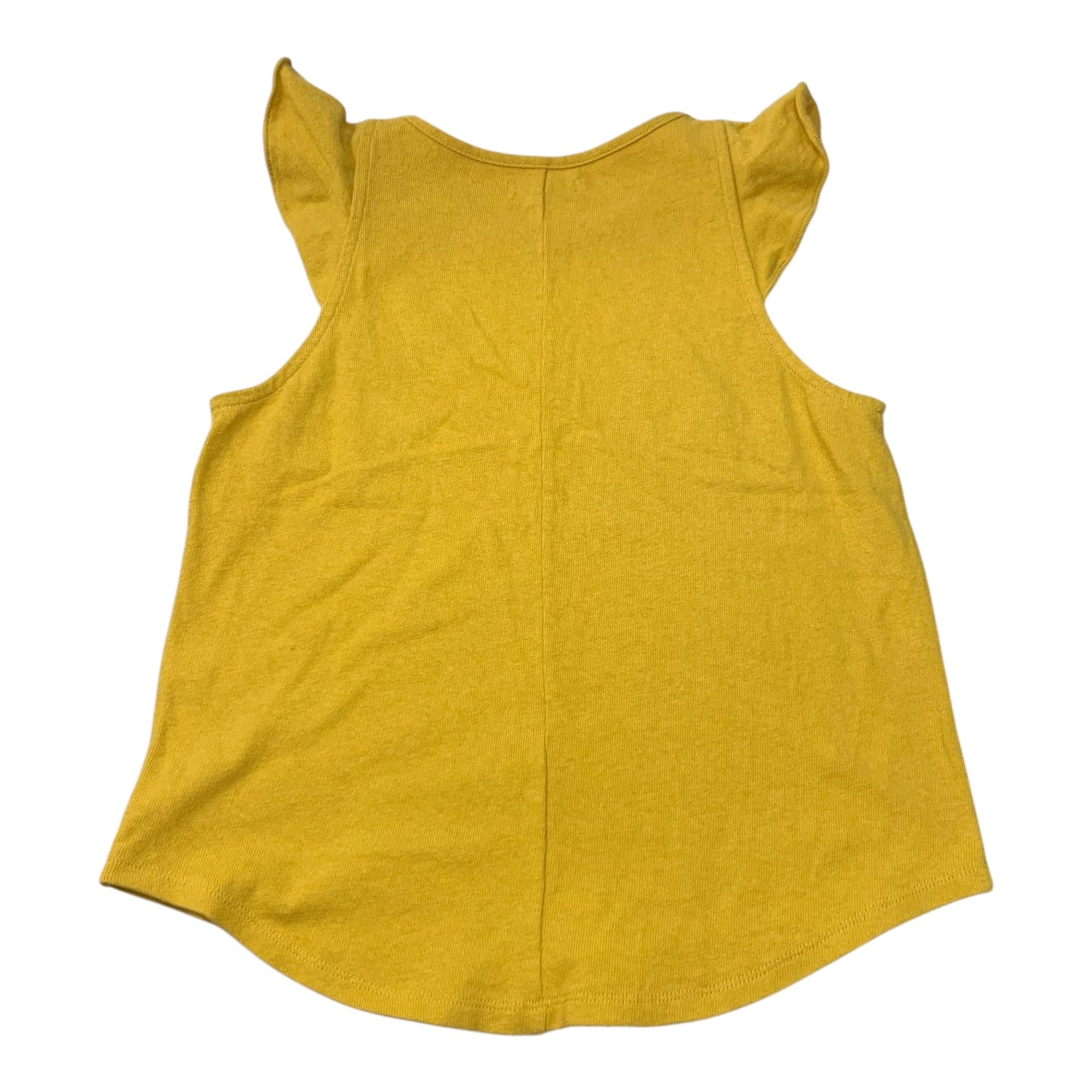 Top Sleeveless By Madewell In Yellow, Size: S