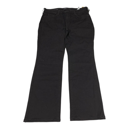 Jeans Straight By Not Your Daughters Jeans In Black Denim, Size: 14