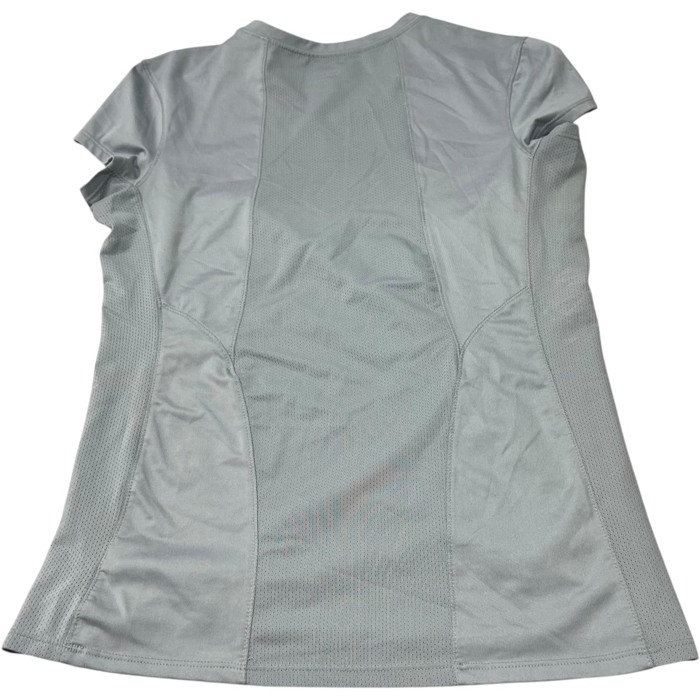 Athletic Top Short Sleeve By Alo In Grey, Size: M