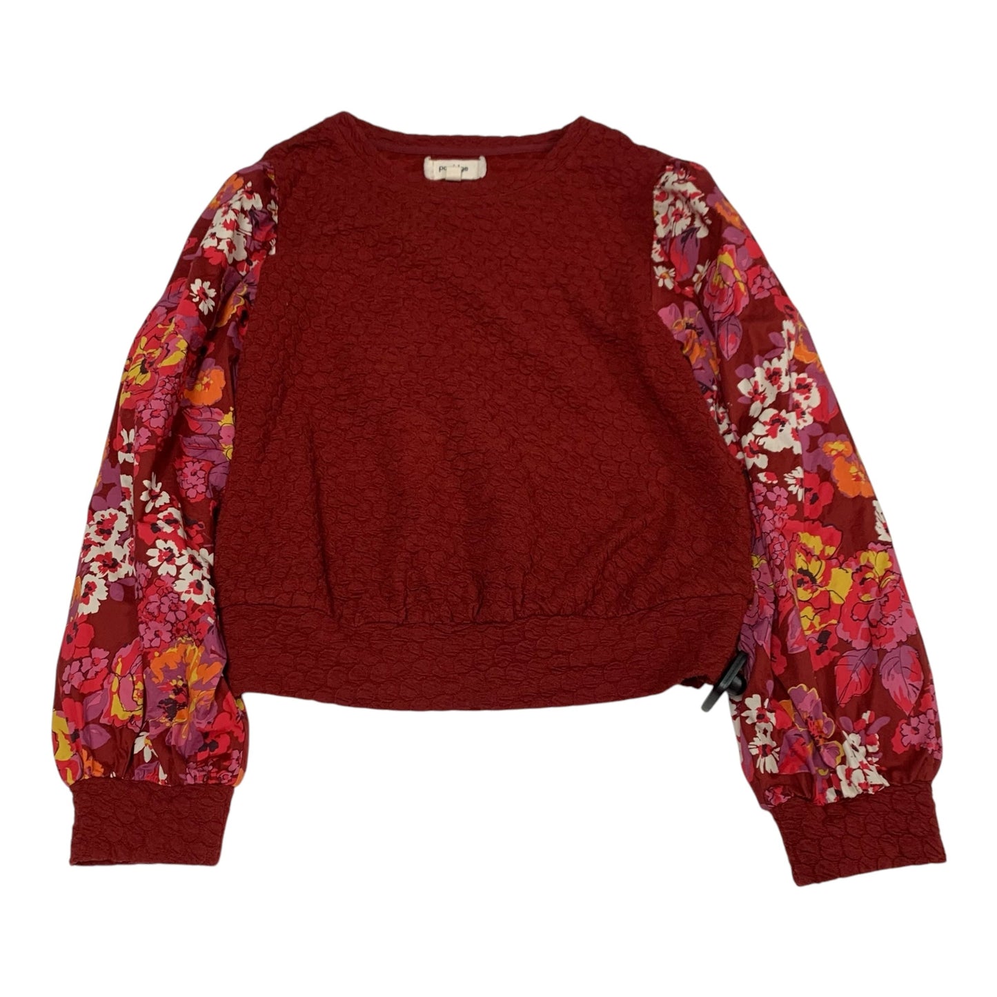 Top Long Sleeve By Porridge In Red, Size: Xs