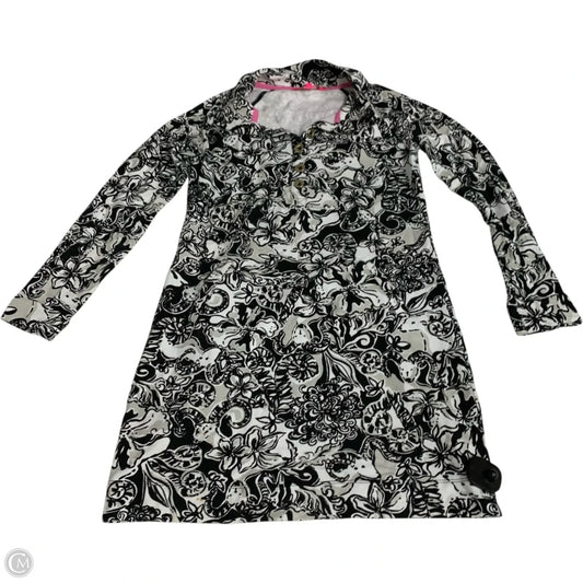 Dress Designer By Lilly Pulitzer In Black & Grey, Size: Xs