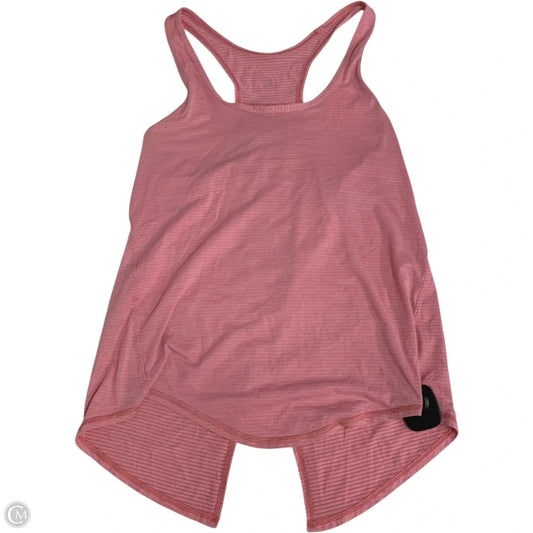 Athletic Tank Top By Lululemon In Grey & Pink, Size: S