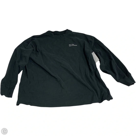 Top Long Sleeve By Lululemon In Black & Grey, Size: Xl
