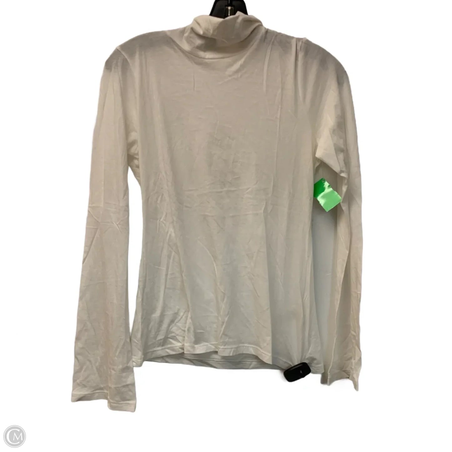 Top Long Sleeve By Maeve In White, Size: S