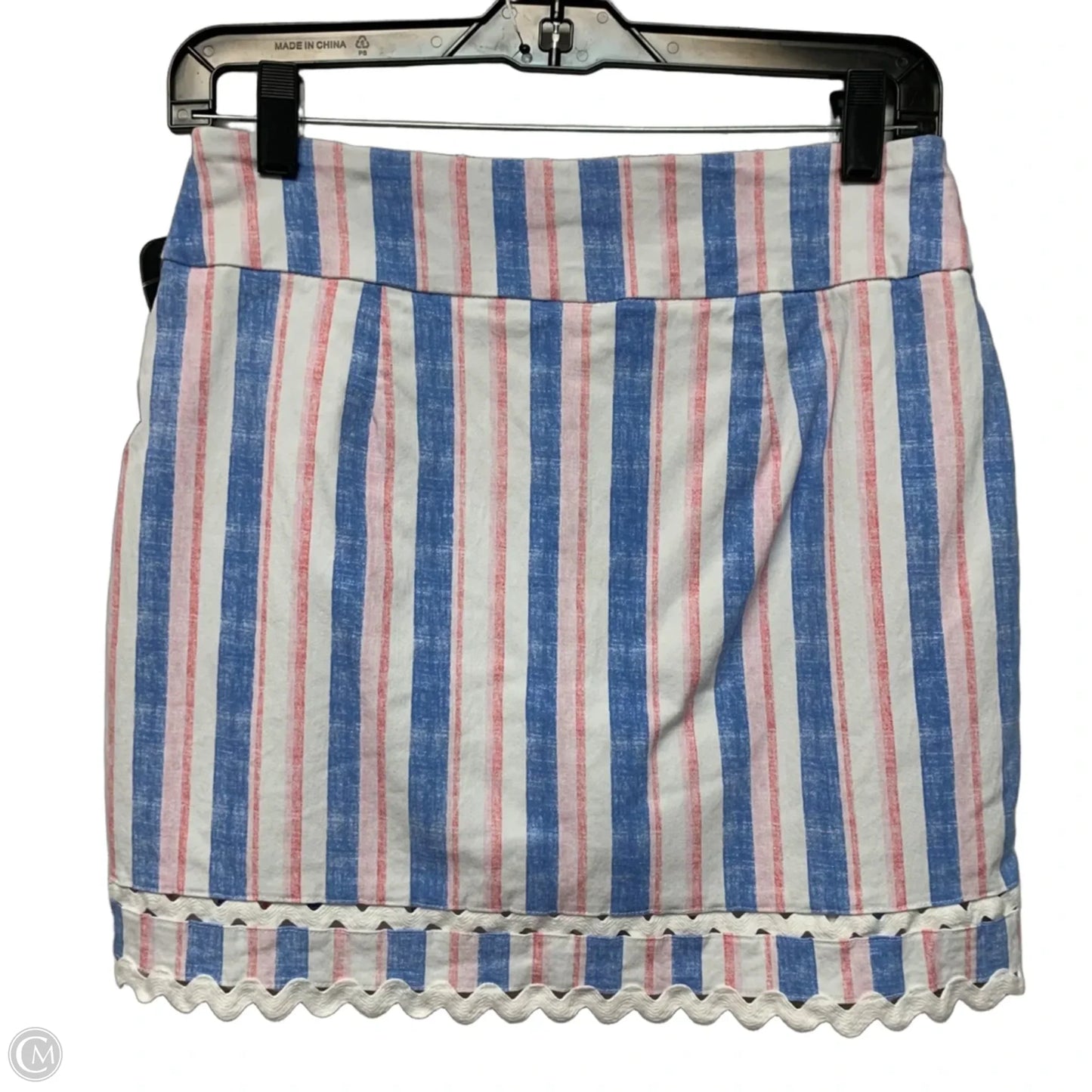 Skort By Crown And Ivy In Striped Pattern, Size: 4