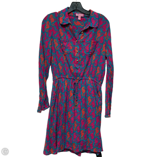 Dress Designer By Lilly Pulitzer In Blue & Pink, Size: S