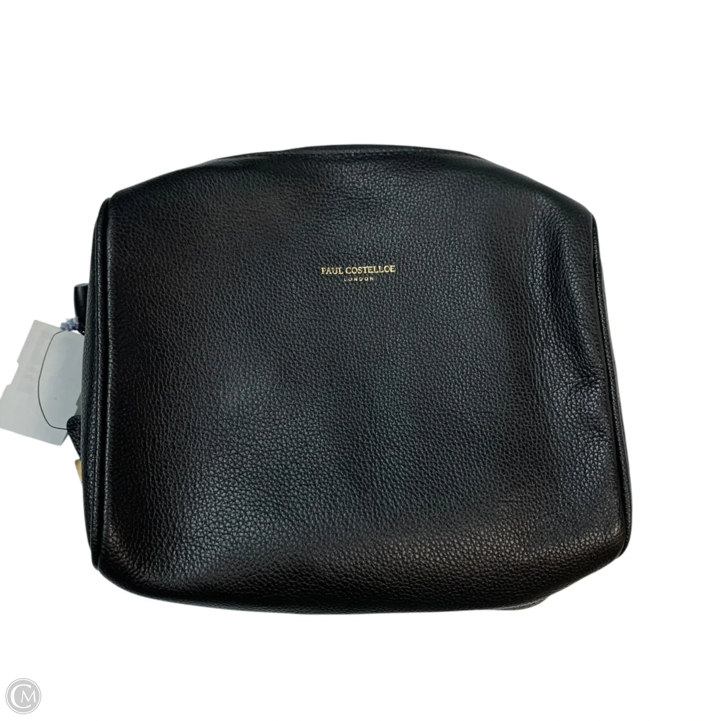 Makeup Bag Leather By Paul Costelloe, Size: Medium