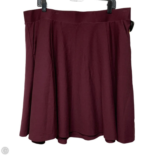 Skirt Mini & Short By Torrid In Red, Size: 2x