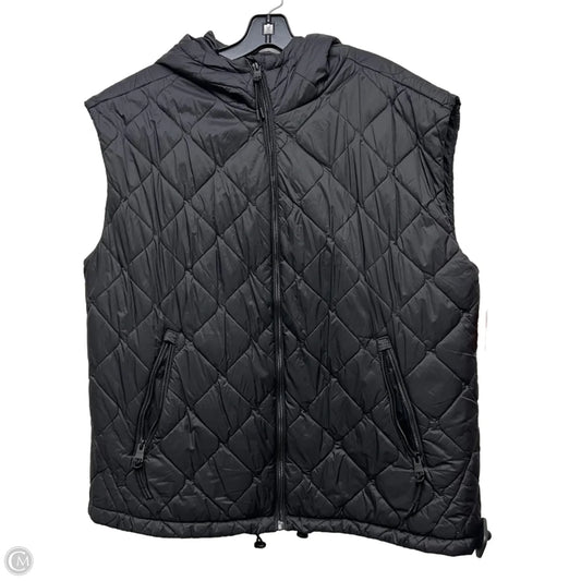 Vest Puffer & Quilted By Calvin Klein Performance In Black, Size: L