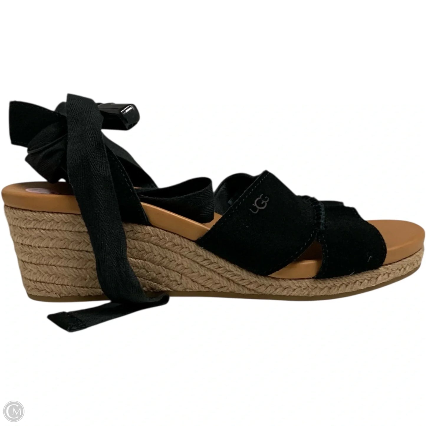 Sandals Designer By Ugg In Black, Size: 9