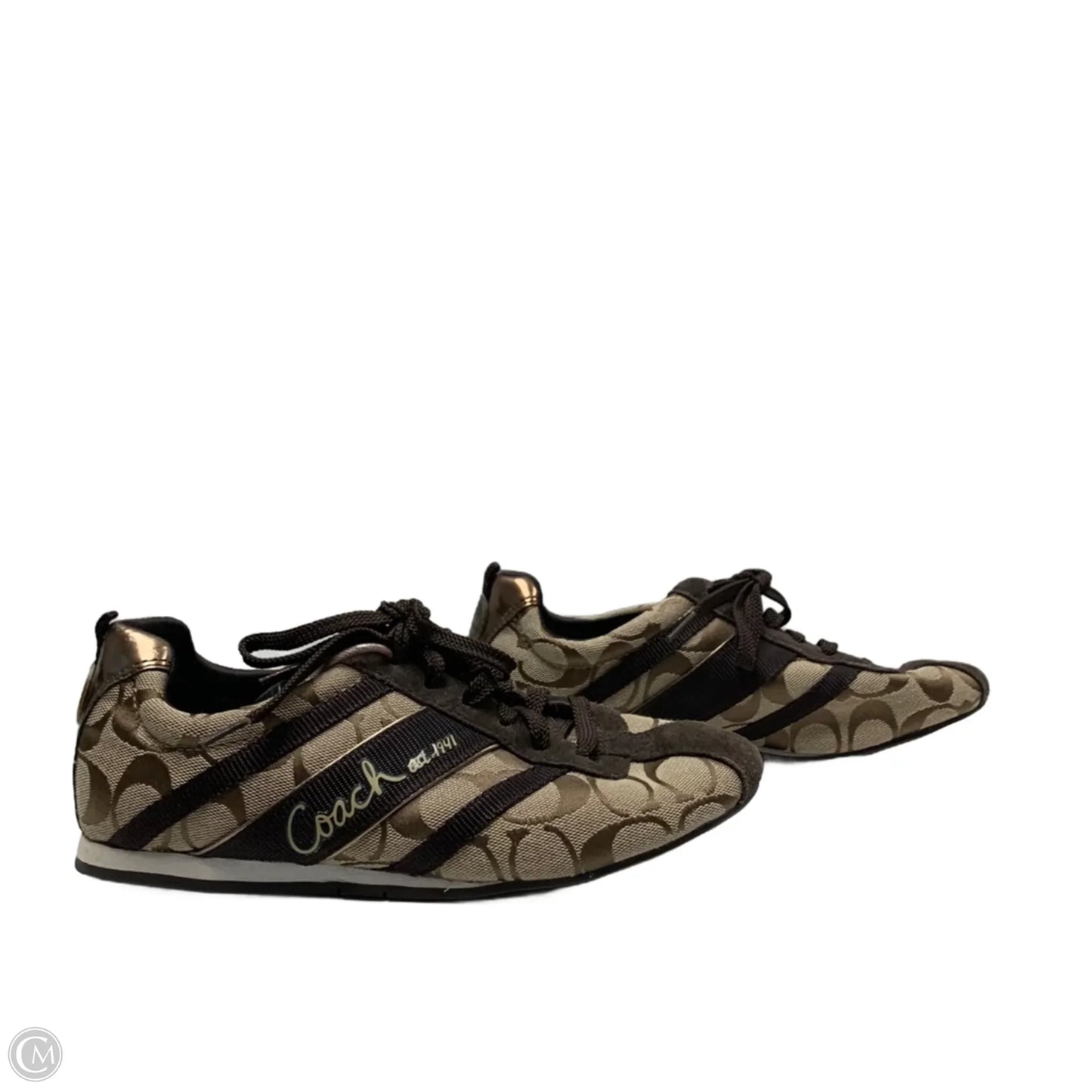 Shoes Designer By Coach In Brown, Size: 6.5