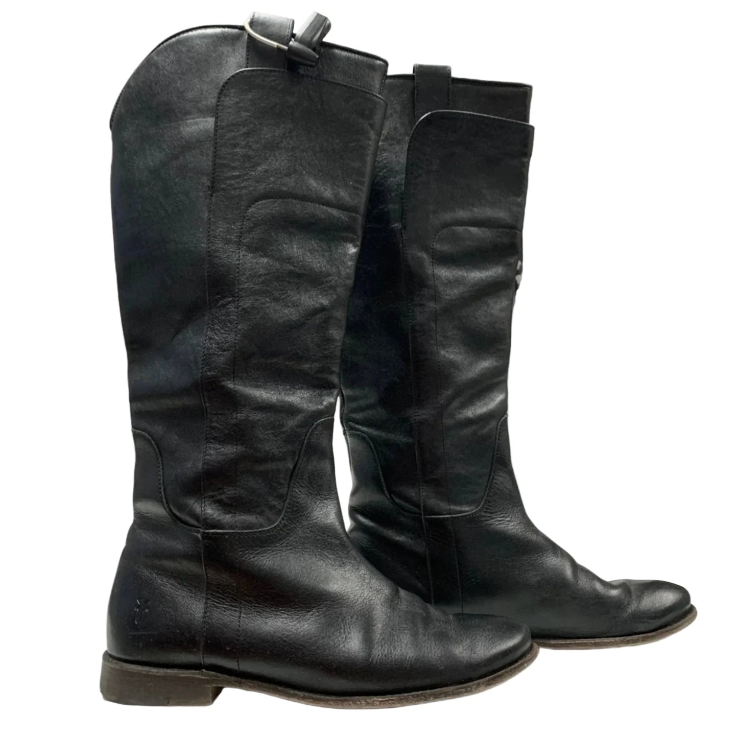 Boots Designer By Frye In Black, Size: 9