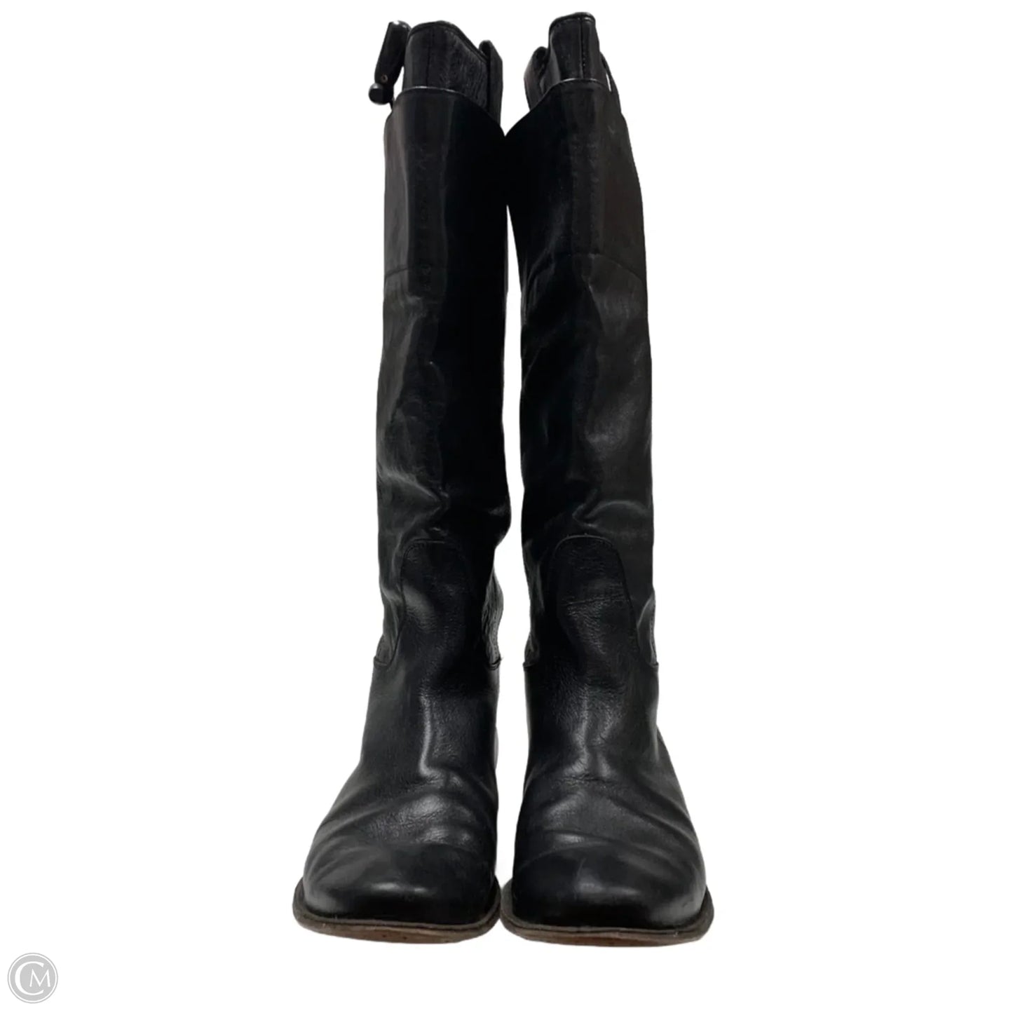 Boots Designer By Frye In Black, Size: 9