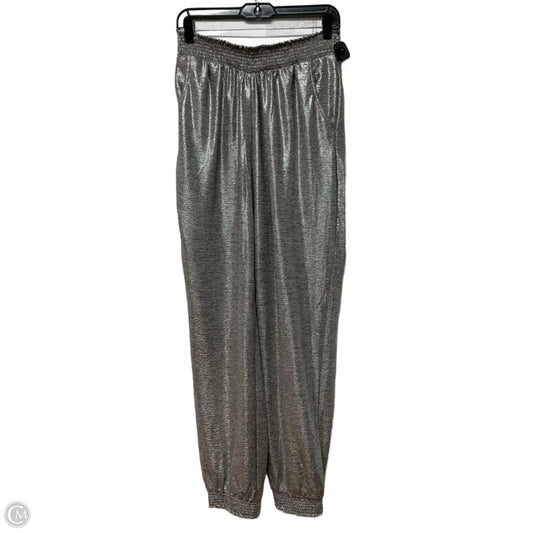 Pants Joggers By Anthropologie In Silver, Size: M