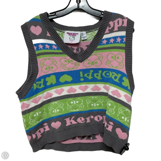 Vest Sweater By Forever 21 In Multi-colored, Size: Xl