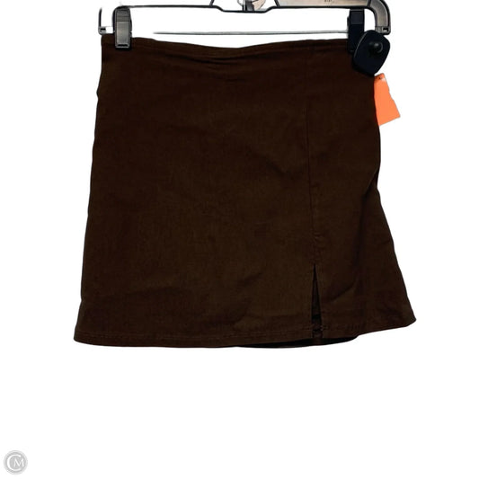 Skirt Mini & Short By Wild Fable In Brown, Size: M