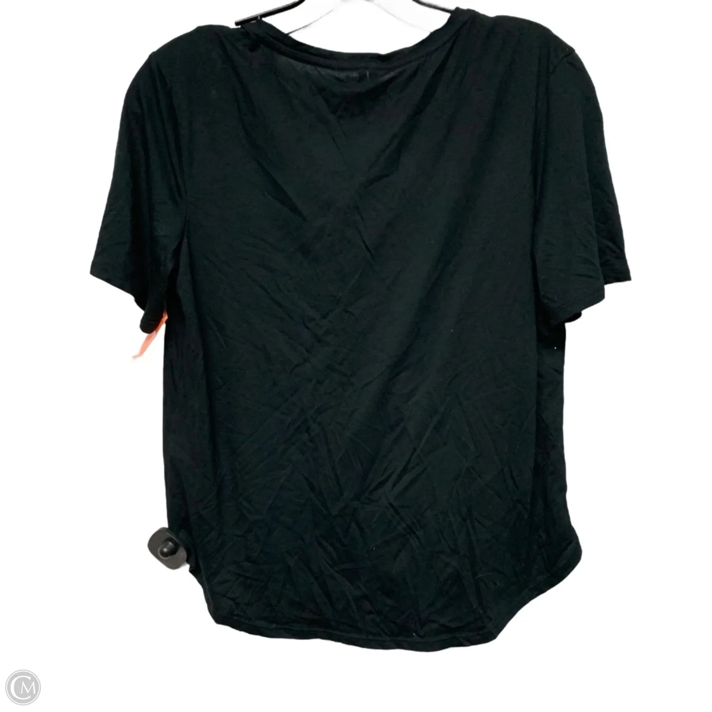 Top Short Sleeve By Anthropologie In Black, Size: S
