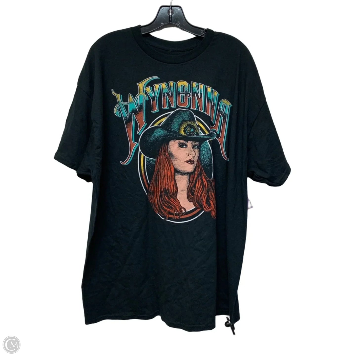 Top Short Sleeve By Wynonna In Black, Size: Xxl